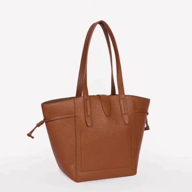 Best Furla Net M Tote cognac