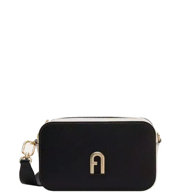 Outlet Furla Primula Crossbody Mini nero/marshmallow