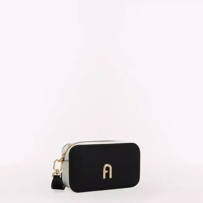 Outlet Furla Primula Crossbody Mini nero/marshmallow