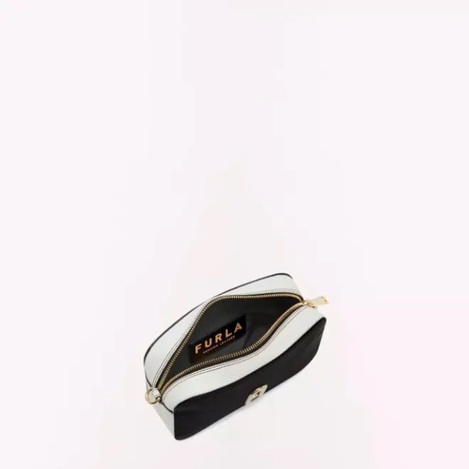 Outlet Furla Primula Crossbody Mini nero/marshmallow