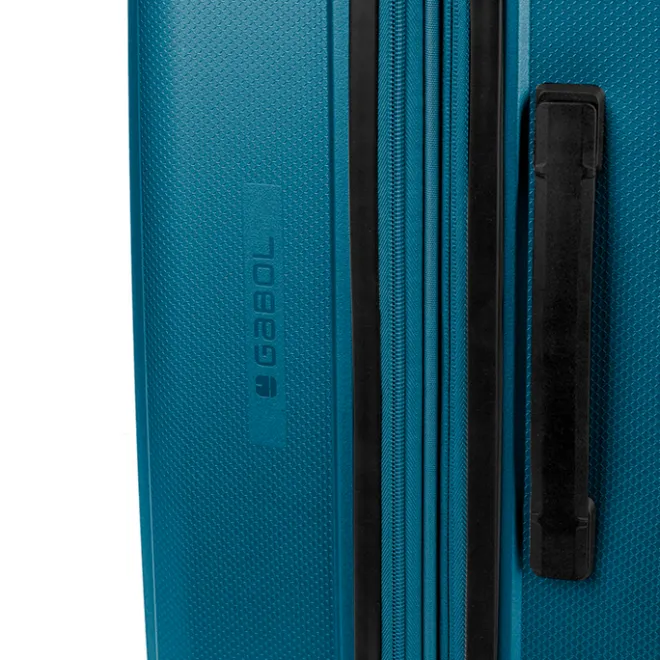 Outlet Gabol Brooklyn Cabin Trolley Front Pocket turquesa