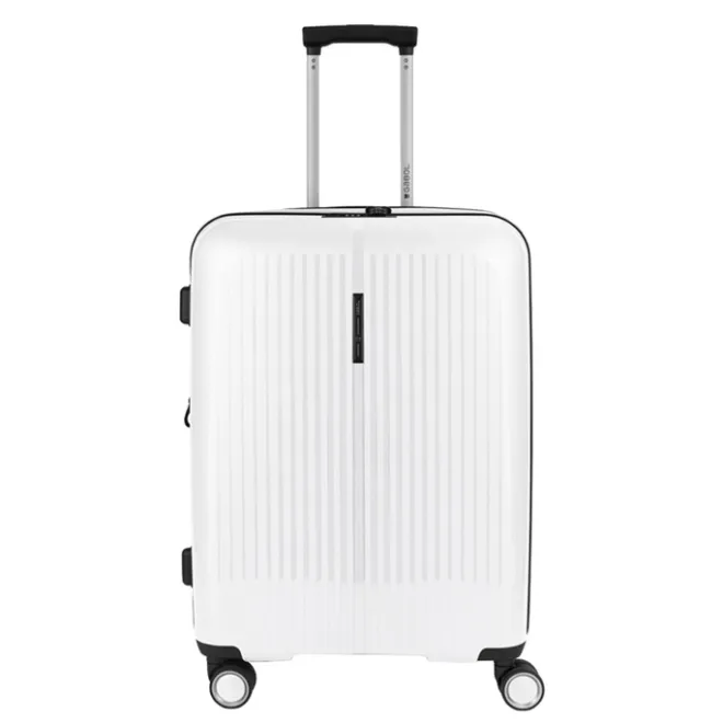 Clearance Gabol Brooklyn Medium Trolley Expandable white