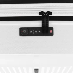 Clearance Gabol Brooklyn Medium Trolley Expandable white