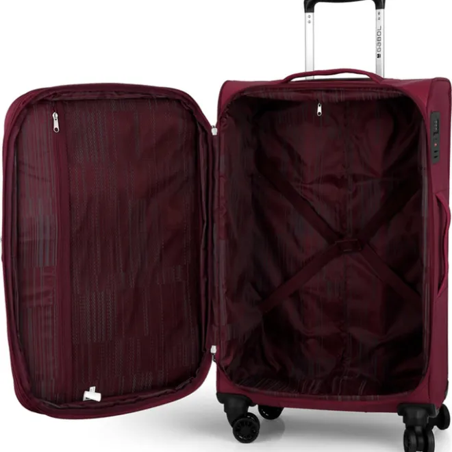 Discount Gabol Cloud Medium Trolley 69 Expandable bordeaux