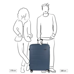 Hot Gabol Future Plus Trolley 78 azul marino