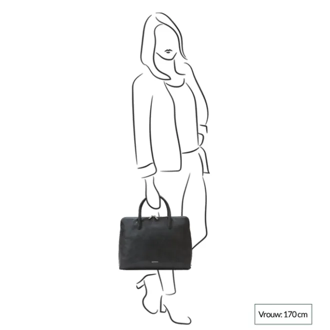 Clearance Gigi Fratelli Romance A4 laptop bag navy