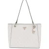 Hot Guess Noelle Tote bone logo