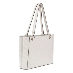 Hot Guess Noelle Tote bone logo