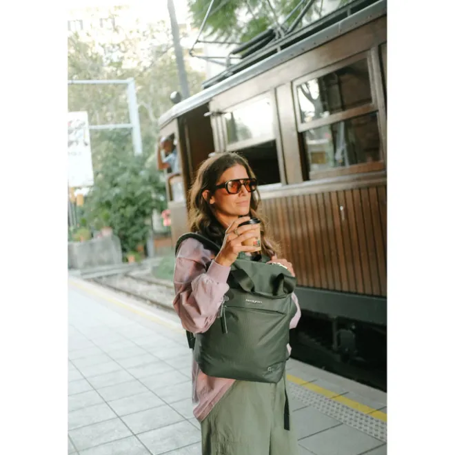 New Hedgren Furo Rappu Laptop Backpack M 15.6" pussywillow grey