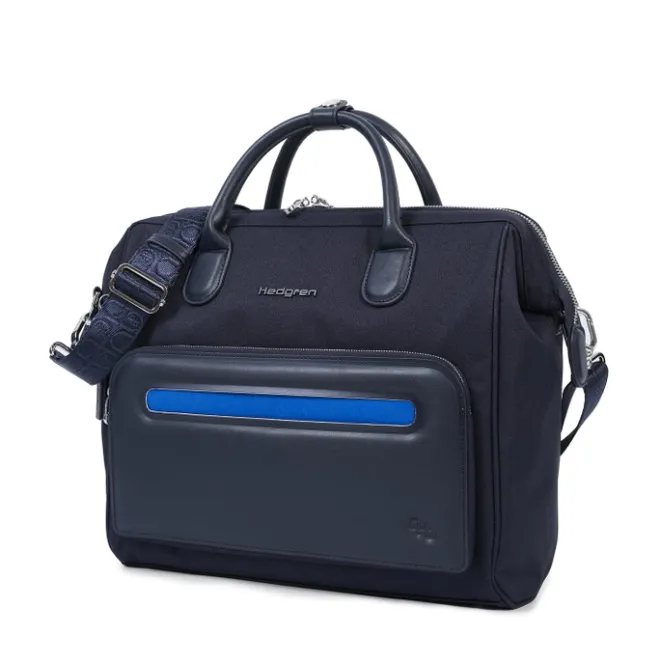 Discount Hedgren Galao RFID Briefcase 14" peacoat blue