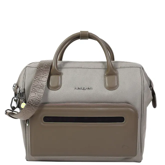 Hedgren Galao RFID Briefcase 14" vintage taupe