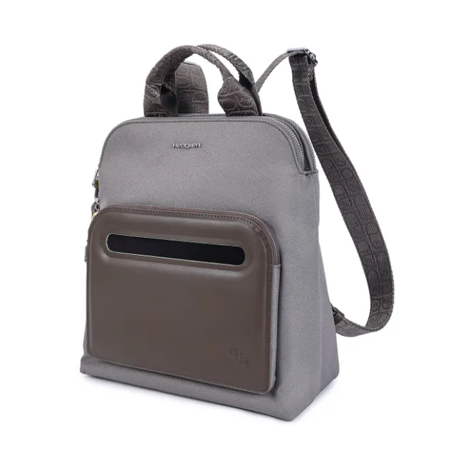 New Hedgren Latte RFID Backpack vintage taupe