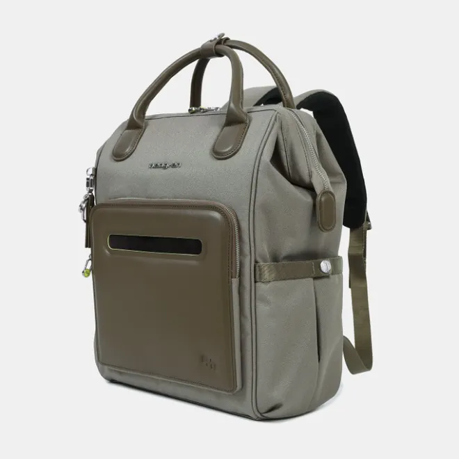 Sale Hedgren Moka RFID Backpack M 14" vintage taupe