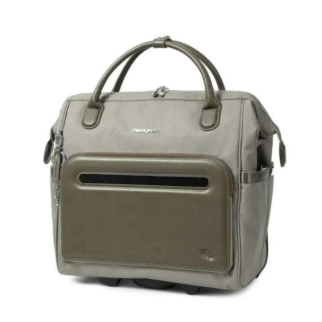 Sale Hedgren Venti RFID Rolling Tote 15.6" vintage taupe