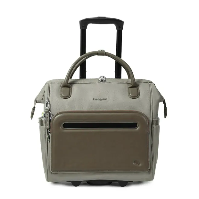 Sale Hedgren Venti RFID Rolling Tote 15.6" vintage taupe