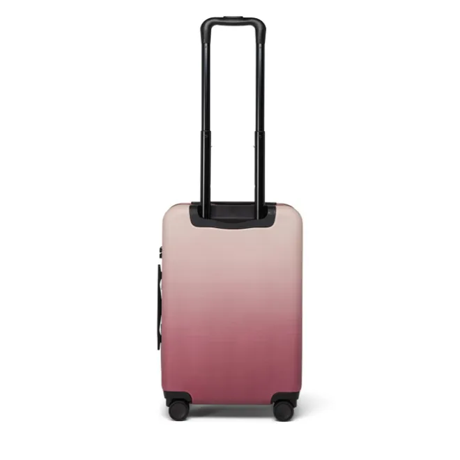 Discount Herschel Supply Co. Heritage Hardshell Large CarryOn Luggage oxblood red gradient