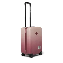 Discount Herschel Supply Co. Heritage Hardshell Large CarryOn Luggage oxblood red gradient