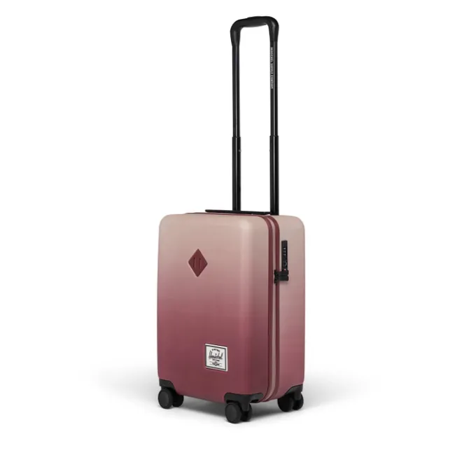 Hot Herschel Supply Co. Heritage Hardshell Carry On Luggage oxblood red gradient