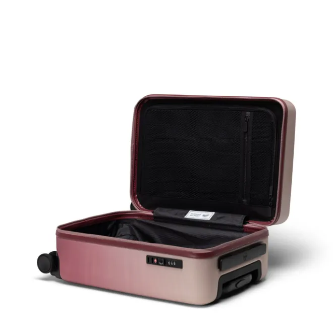 Hot Herschel Supply Co. Heritage Hardshell Carry On Luggage oxblood red gradient