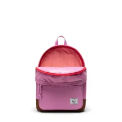 New Herschel Supply Co. Heritage Kids Backpack opera mauve-saddle brown