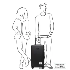 Online Herschel Supply Co. Heritage Hardshell Medium Luggage black