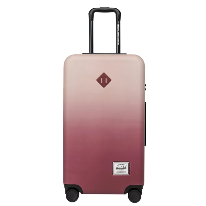 Best Herschel Supply Co. Heritage Hardshell Medium Luggage oxblood red gradient