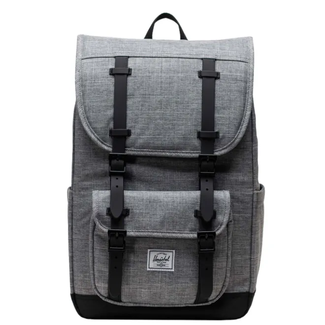 New Herschel Supply Co. Little America Mid Backpack raven crosshatch