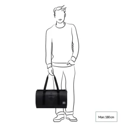 Online Herschel Supply Co. Weather Resistant Heritage Duffle black