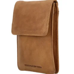 Clearance Hide & Stitches Earth Phonebag brown