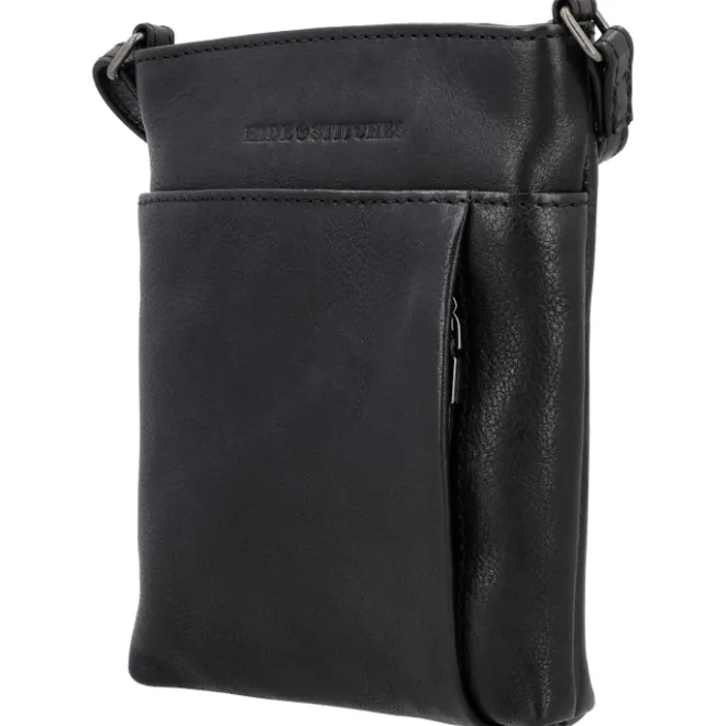 Outlet Hide & Stitches Earth Shoulderbag black