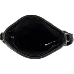 Outlet Hide & Stitches Earth Shoulderbag black