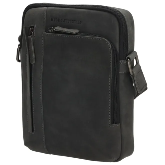 Best Hide & Stitches Idaho Breeze Schoudertas zwart