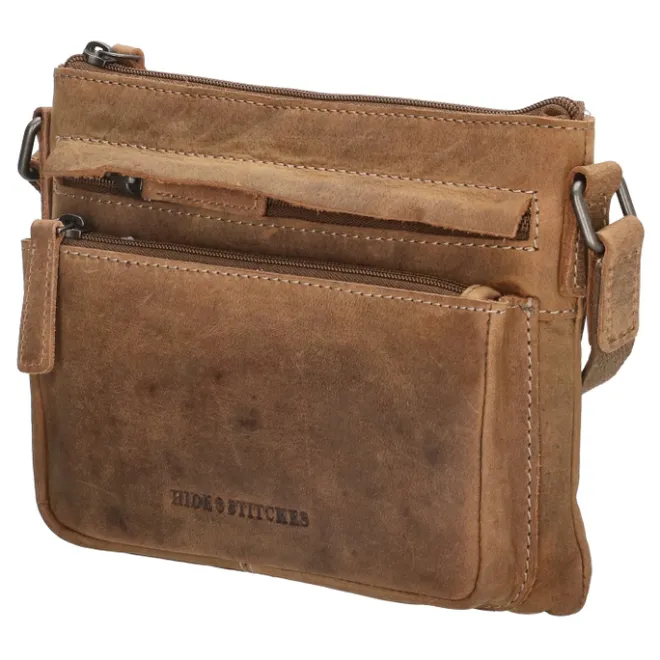 Discount Hide & Stitches Idaho Celestial Schoudertas bruin