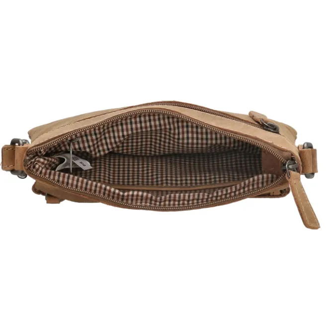 Discount Hide & Stitches Idaho Celestial Schoudertas bruin