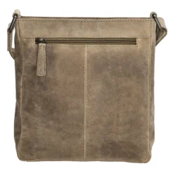 Outlet Hide & Stitches Idaho Dusk Schoudertas donkerzand