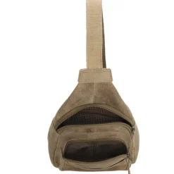 Hot Hide & Stitches Idaho Radiant Schoudertas donkerzand