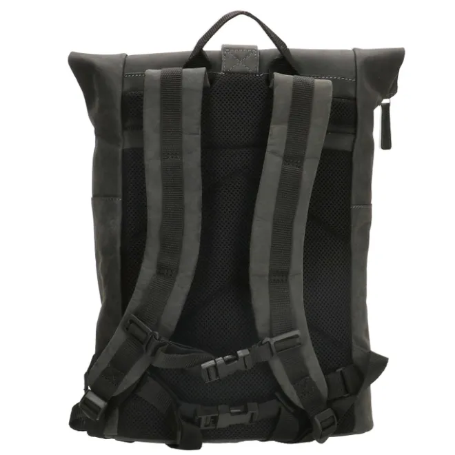 New Hide & Stitches Idaho Rolltop Backpack 15,6" black