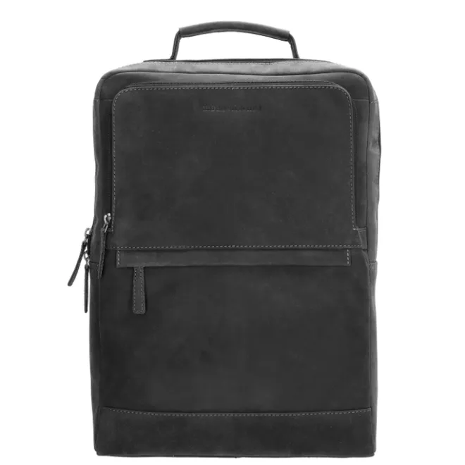 Discount Hide & Stitches Idaho Rustic Rugzak zwart