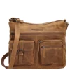 Outlet Hide & Stitches Idaho Shoulderbag brown