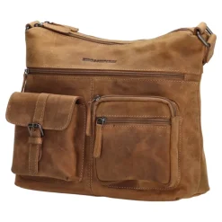 Outlet Hide & Stitches Idaho Shoulderbag brown