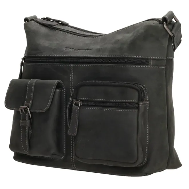 Online Hide & Stitches Idaho Shoulderbag black