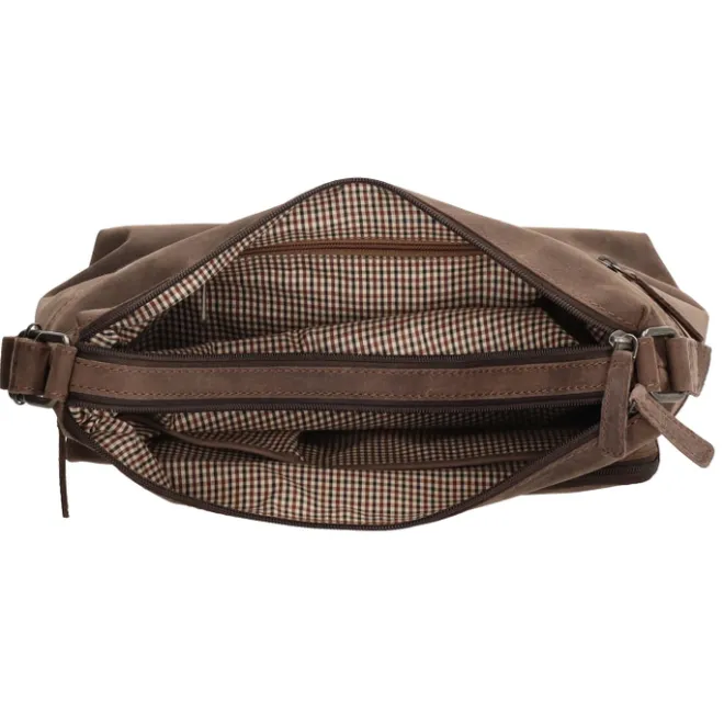 Online Hide & Stitches Idaho Shoulderbag darkbrown