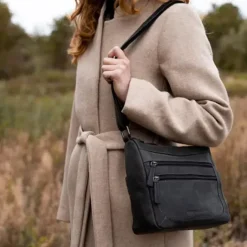 New Hide & Stitches Idaho Shoulderbag darkbrown