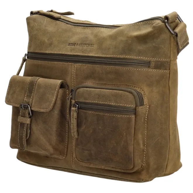 Sale Hide & Stitches Idaho Shoulderbag olivegreen