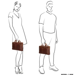 Best Hide & Stitches Japura Laptopbag cognac