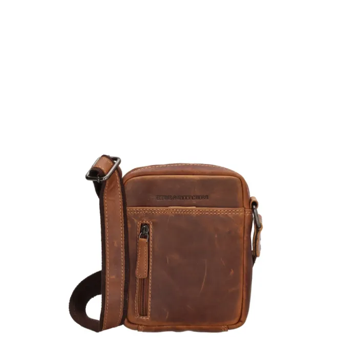 Outlet Hide & Stitches Japura Shoulderbag cognac