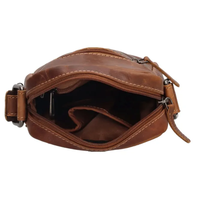 Outlet Hide & Stitches Japura Shoulderbag cognac