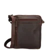 Outlet Hide & Stitches Japura Shoulderbag darkbrown