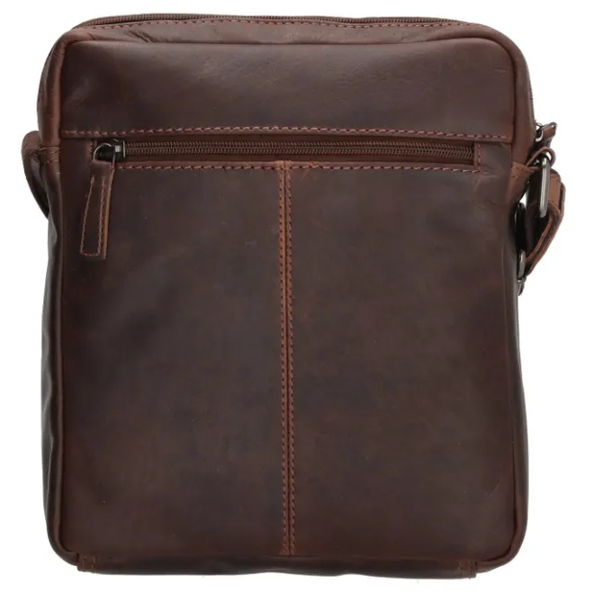 Outlet Hide & Stitches Japura Shoulderbag darkbrown
