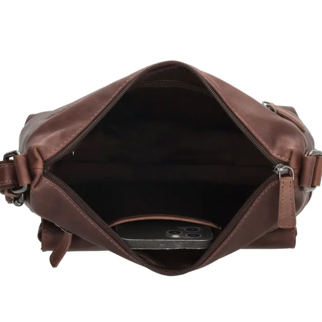 New Hide & Stitches Japura Shoulderbag Large dark brown